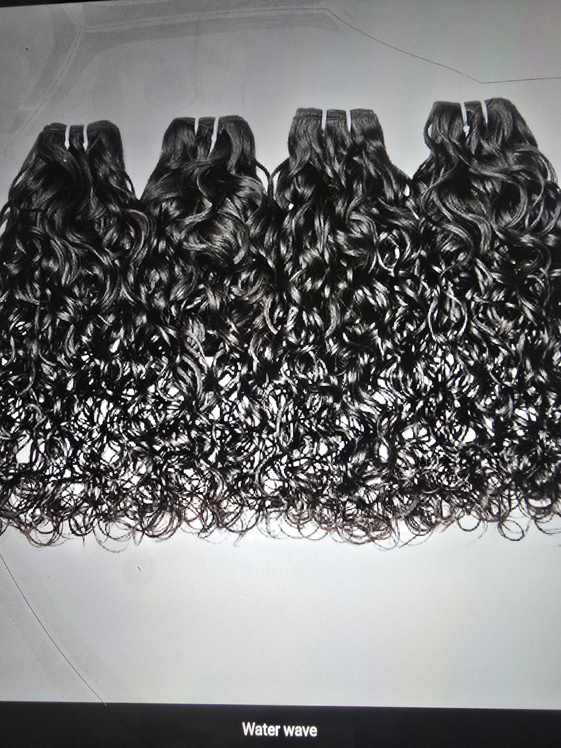 Premium 14A Brazilian water wave human hair extension 22 inch