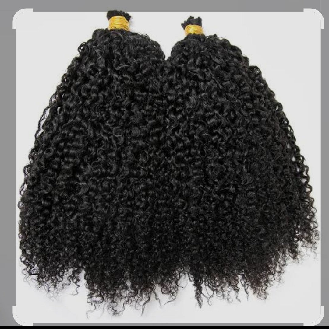 28-inch 12A Brazilian kinky curly hair bundle