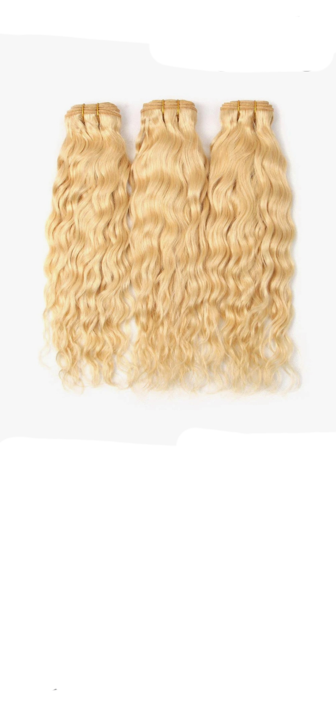 8-inch 12A Brazilian Water Wave Hair Bundle full length