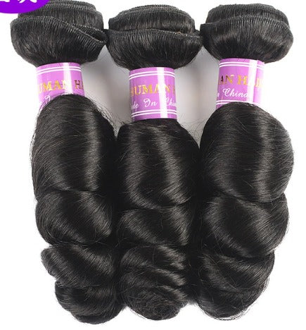 Natural Brazilian loose wave hair full length
